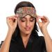 Xigua Cooling Eye Mask for Summer Rest - Breathable Sleep Cover for Men & Women | Elastic Contoured Blindfold for Travel - Mandala Boho Style - Buy Online on GoSupps.com