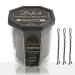 Dofash 5 cm/2 in professional black bobby pins bulk hair clips hair jewelry in octogan container for women 260pcs (black) black 260 pieces 5cm (shaft shape)