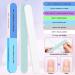 MELLIEX Nail File and Buffer Manicure Kit 12-Pack - Cuticle Trimmer, Nippers, Pusher, Brush, Toe Separator - Nail Care Set for Natural and Acrylic Nails (Multi-Colored) - Buy Online on GoSupps.com