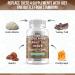 33,000mg Lions Mane & Turkey Tail Mushroom Capsules with Cordyceps, Reishi Mushrooms - 90 Count Made in USA - Buy Online on GoSupps.com
