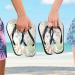 Mnsruu Rabbit Flower Print Flip Flops - Stylish XS Slippers for Home Hotel Spa & Travel - Unisex Comfort - Buy Online on GoSupps.com