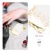 Baluue Resin Nail Art Palette | Gold Handle Nail Holder & Mixing Tool for Gel Nails | Versatile Makeup & Dessert Display Board - Buy Online on GoSupps.com