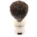 Edwin Jagger Imitation Ivory Pure Badger Shaving Brush - Ideal for Shaving Cream or Soap - Men's Shaving Brush in Ivory - Buy Online on GoSupps.com