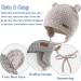 XIAOHAWANG Baby Boy Knit Beanie Hat | Cute Bear Infant Toddler Girl Hat | Autumn Winter 0-6 Months Beige - Buy Online on GoSupps.com