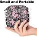 Pink Butterfly & Leopard Pattern Women's Napkin Storage Bag - Portable Menstruation Cup & Tape - Ideal for First Period Essentials - Buy Online on GoSupps.com