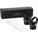 Iron Flask Standard Mouth Straw Lid Set - BPA Free, 2 Lids, 4 Straws, 2 Brushes - Midnight Black - Buy Online on GoSupps.com