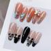 FEIlei 10Pcs 3D Bow Nail Charms Pearl Bowknot Nail Art Decorations Metal Nail Studs - Buy Online on GoSupps.com