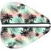 Hair Towel Wrap - Quick Drying Button Towel Turban Tropical Summer Palm Design - Buy Online on GoSupps.com