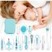 Baby Nail Kit Thermometer | Essential Newborn Baby Grooming & Healthcare Kit in Blue - Buy Online on GoSupps.com
