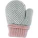 Kids Toddlers Thermal Gloves Mittens | Winter Warm Knitted Gloves with String | Fleece Lined | Anti-Lost String | Boys Girls Age 1-4 | Grey - Buy Online on GoSupps.com