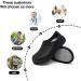 Croc Nonslip Chef Shoes for Men - Water Proof Work Shoes for Kitchen & Garden - Comfortable Nursing Clogs for Indoor & Outdoor Use - Black, Size 7.5 - Buy Online on GoSupps.com