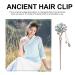 Vintage Blue Opal Hair Stick - Chinese Hairpins & Chopsticks Decor | 1 Piece Hair Clip - Buy Online on GoSupps.com