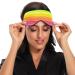 Haskirky Light Blocking Eye Mask for Deep Sleep - Breathable and Adjustable for Travel, Yoga, and Meditation - Men and Women - Striped Watercolor Design - Buy Online on GoSupps.com