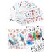 30 Sheets Christmas & New Year Theme Nail Art Stickers Decals Nail Water Transfer Sticker with Snowflake Santa Claus Tree Bell Sock Snowman Elk for Women Kids Girls Manicure DIY Decoration - Buy Online on GoSupps.com