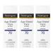 Neutrogena Age Shield Face Oil-Free Sunscreen Lotion with Broad Spectrum SPF 70 Non-Comedogenic Moisturizing Sunscreen to Help Prevent Signs of Aging PABA-Free 3 fl. oz (Pack of 3) 3 Ounce (Pack of 3)