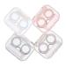 Homsfou 4 Series Box for colored contact lens containers lentils can eye contact case contact lens holder cosmetic travel container cosmetic travel bag care