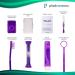 Blue Orthodontic 8-Piece Braces Care Kit | Complete Dental Cleaning Set for Teeth - Travel Toothbrush Wax Floss & Brackets Cleaner - Essential Oral Care for Braces Maintenance - Buy Online on GoSupps.com