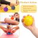 6-Part Hedgehog Massage Ball Set for Reflex Therapy & Trigger Point Relief - Ideal for Muscle Massage (Foot Back Leg Hand) - Buy Online on GoSupps.com