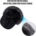 Men's Thermal Trapper Hat with Faux Fur Lining and Removable Mask - Black - Buy Online on GoSupps.com