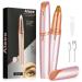 Hello Eyebrow Remover Electric Eyebrow Epilator for Women with Integrated LED Electric Eyebrow Trimmer for Women for Facial Hair Eyebrows Lip Hair Arms Rose Gold Rose Gold