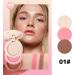 Erinde Mini Highlighter Bronzer & Blush Powder Palette Matte Shimmer Powder Makeup Tiny Face Palette with Mirror All in One Blendable Travel Friendly Cruelty Free 3 Colours #04 - Buy Online on GoSupps.com