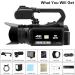 4K Camcorder Video Camera for YouTube Vlogging | 64MP 60FPS, WiFi, Auto Focus, 18X Zoom, Touch Screen, Stabilizer, Microphone, Black - Buy Online on GoSupps.com