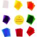 Hygloss 96 Pack Colored Cellophane Sheets - 8.5x11 Inch Transparent Paper for Crafts - Blue, Red, Green, Orange, Pink, Yellow - Plastic Cellophane Wrap - Buy Online on GoSupps.com