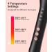 3/8 Inch Curling Iron - Adjustable Temperature Tiny Curling Wand for All Hair Types - Ceramic Small Barrel with Heat Resistant Glove - Buy Online on GoSupps.com
