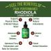 Rhodiola Rosea Liquid Drops Supplement - Vegan, Zero Sugar, Alcohol Free, Gluten Free Energy Restoring Tincture for Men and Women - Buy Online on GoSupps.com