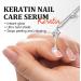 Nail Strengthener Serum Keratin Nail Treatment Serum Natural Nail Oil Deep Moisturize and Soften Dry Cuticle Repair Nail Care Serum to Soothe Repair & Strengthen Cuticles and Nails - Buy Online on GoSupps.com