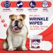 Petpost Bulldog Wrinkle Wipes - Natural Coconut Oil Formula for Pug Wrinkles - 100ct - Buy Online on GoSupps.com