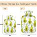 Naanle Cute Happy Avocado Heat Bottle - 1L Transparent Hot Water Bottle for Bed & Pain Relief | Hand & Feet Warmer | Heat & Cold Therapy - Buy Online on GoSupps.com