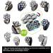 Universal Magnetic 7 Blades Head Shaver Replacement Heads | Compatible with Freedom Eagle & Mainstream Brands - High-Quality Silver Blades for a Perfect Shave - Buy Online on GoSupps.com