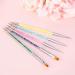 5 Piece Nail Art Pens Set - Liner Brush & Point Drill for DIY Nail Designs - International Shipping Available - Buy Online on GoSupps.com