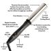 Sultra Titanium Ionic Clipless Curling Wand 1.5" - Buy Online on GoSupps.com
