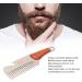 Stainless Steel Hair & Beard Comb - Multipurpose Sandalwood Pocket Moustache Comb for Grooming - Buy Online on GoSupps.com