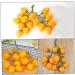 OUNONA Simulated Small Tomatoes Models Cherry Tomatoes Decor Photography Props Artificial Cherry Tomatoes Model Faux Fruit Decor Realistic Party Decor Foam Fake Fruit Window Yellow 4.00X2.00X2.00CM - Buy Online on GoSupps.com