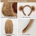 Brown Bear Ears Headband - Fluffy Grizzly Hairband for Party, Cosplay & Gifts | Beviliu - Buy Online on GoSupps.com