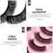 SEWOART Natural Women Lashes 10 Pairs Fake eyelashes fiber 7d European and American Russia Natural Strip Lashes - Buy Online on GoSupps.com