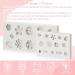 Set of 2 Flower Polymer Clay Molds for Jewelry Making - Daisy, Rose, Sunflower & Nosegay Miniature Designs for Polymer Clay Earrings and Decorations - Clay Jewelry Flower Molds - Buy Online on GoSupps.com