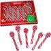 Ja'Cor Peppermint Candy Canes Spoons Red & White Edible Spoon for Hot Chocolate Cocoa Tea Coffee Christmas Stocking Stuffer Party Favors Decorations Bundle with 1-Collapsible Cup(2 Box 12 Ct) - Buy Online on GoSupps.com