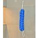 Stretch Back Sponge with Rope Handles - 2-Pack Blue Mesh Exfoliating Body Scrub for Men and Women - Buy Online on GoSupps.com