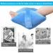 Heel Protector Cushion for Pressure Sores & Ulcers - Foot Elevation Pillow for Bedridden Patients (Right) - Buy Online on GoSupps.com