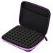 63 Emplacements de Stockage d'Huiles Essentielles Mallette de Transport pour Huiles Essentielles Sac de Rangement (PURPLE)