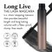Mented Cosmetics Long Live the Lash Mascara - Volumizing & Lengthening Black Mascara | Vegan, Paraben-Free, Cruelty-Free - Buy Online on GoSupps.com