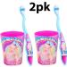 4SGM JoJo Pink Toothbrush Set 2-Pack - Kids' Soft Bristle Toothbrushes - Buy Online on GoSupps.com