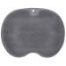 Foot brush for the shower footbrush footwear footbrush slide -resistant silicone massage pad laundry massager shower with non -slip suction cups cleaned peeling foot cycle relieves tired feet (gray)