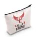Levlo Lucifer TV show cosmetic bag lucifer Morningstar Gift Hello detective lucifer make-up zipper bag for women girls Hello detective cosmetic bag