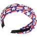 4th of July Headband | 4th of July Patriotic Hair Hoop | Soft Hair Decorations for Yoga Workout Makeup Housework Beach - Buy Online on GoSupps.com