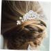 FRCOLOR Bride Wedding Hair Comb Flower Side Comb - Buy Online on GoSupps.com